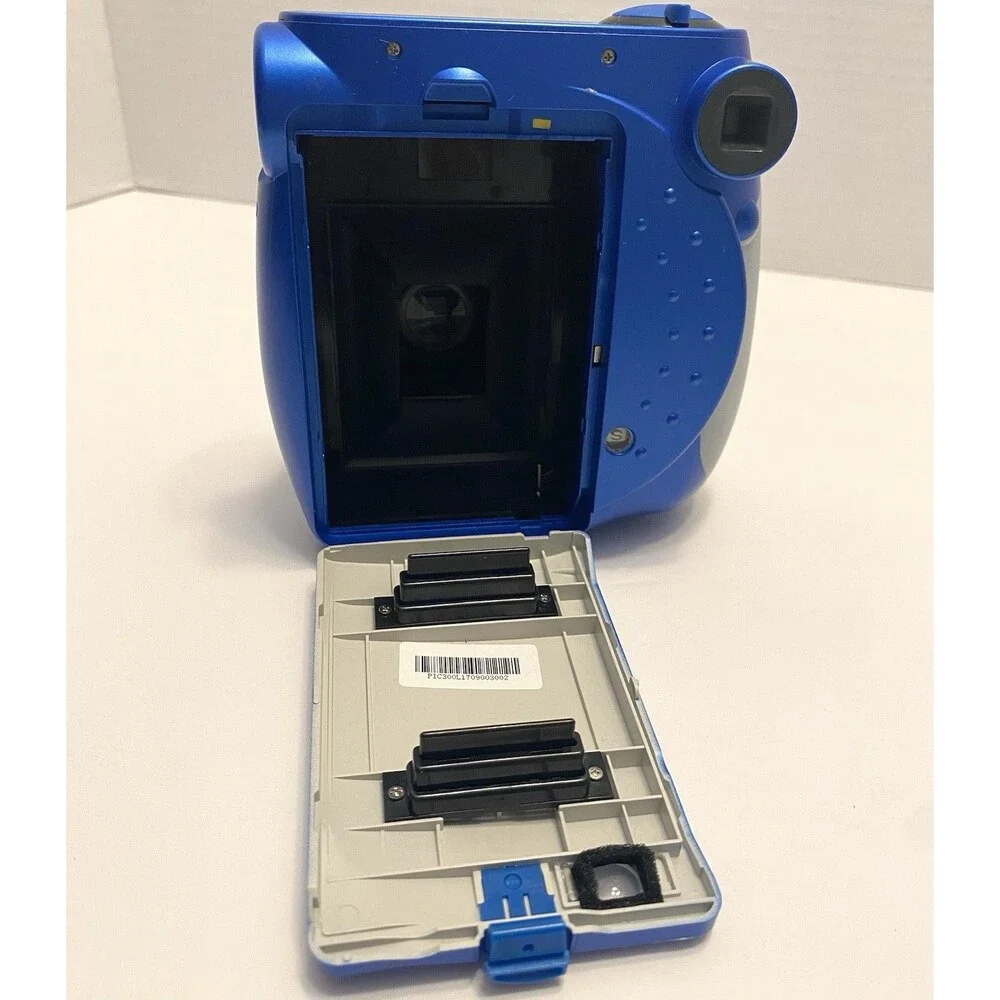 Polaroid 300 Blue Instax Mini Instant Camera With Film, Batteries Tested Works